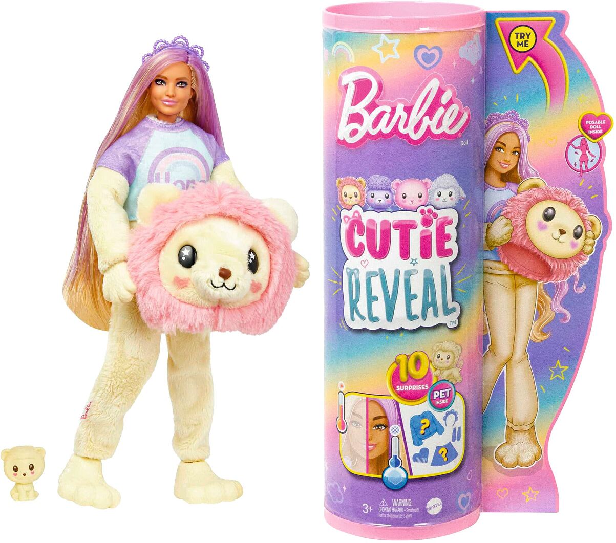 LIBRO_Cutie Reveal Barbie Cozy Cutie Tees Lion