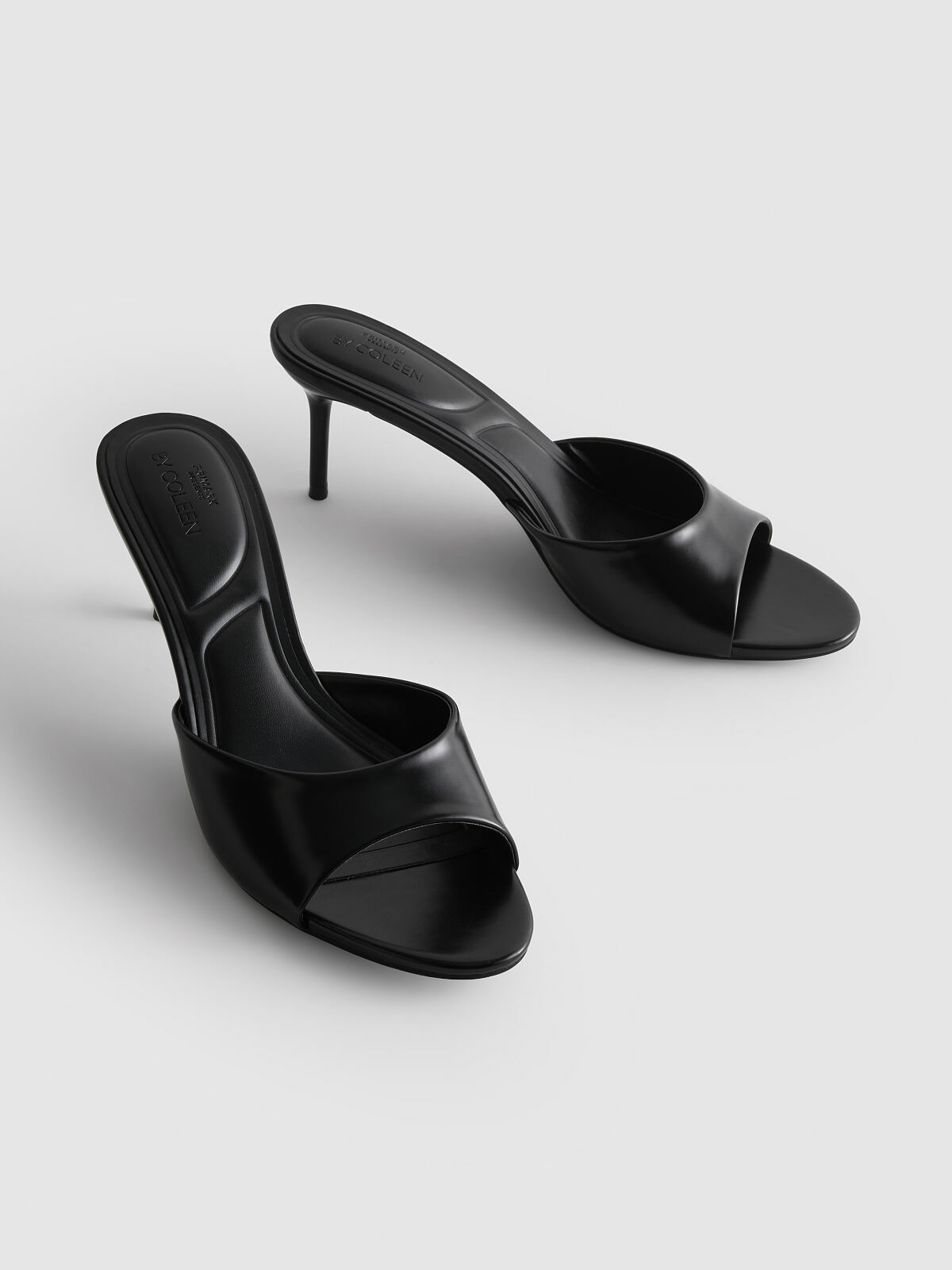 PRIMARK COLEEN ROONEY PEEP TOE MULE BLACK £14 €16 �20 RON80 PLN70 CZK415