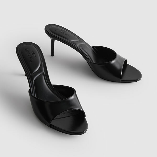 PRIMARK COLEEN ROONEY PEEP TOE MULE BLACK £14 €16 �20 RON80 PLN70 CZK415