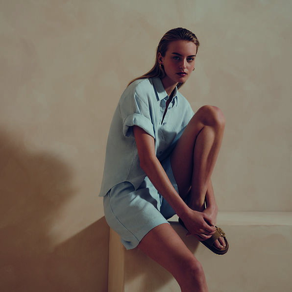 PRIMARK EDIT LINEN RESORT SHIRT, £20, €22, 30, RON110, PLN95, CZK570, EDIT LINEN SHORT, £16, €20, 28, RON100, PLN90, CZK520