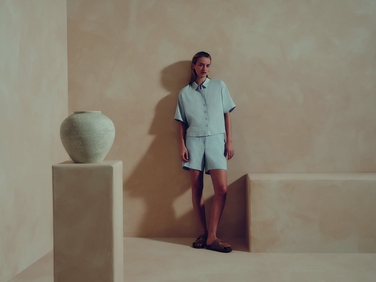 PRIMARK EDIT LINEN RESORT SHIRT, £20, €22, 30, RON110, PLN95, CZK570, EDIT LINEN SHORT, £16, €20, 28, RON100, PLN90, CZK520 (3)