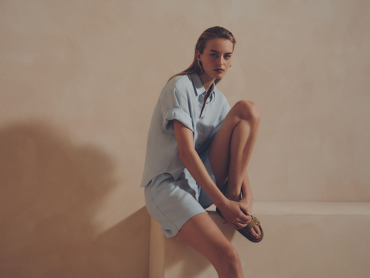 PRIMARK EDIT LINEN RESORT SHIRT, £20, €22, $30, RON110, PLN95, CZK570, EDIT LINEN SHORT, £16, €20, $28, RON100, PLN90, CZK520