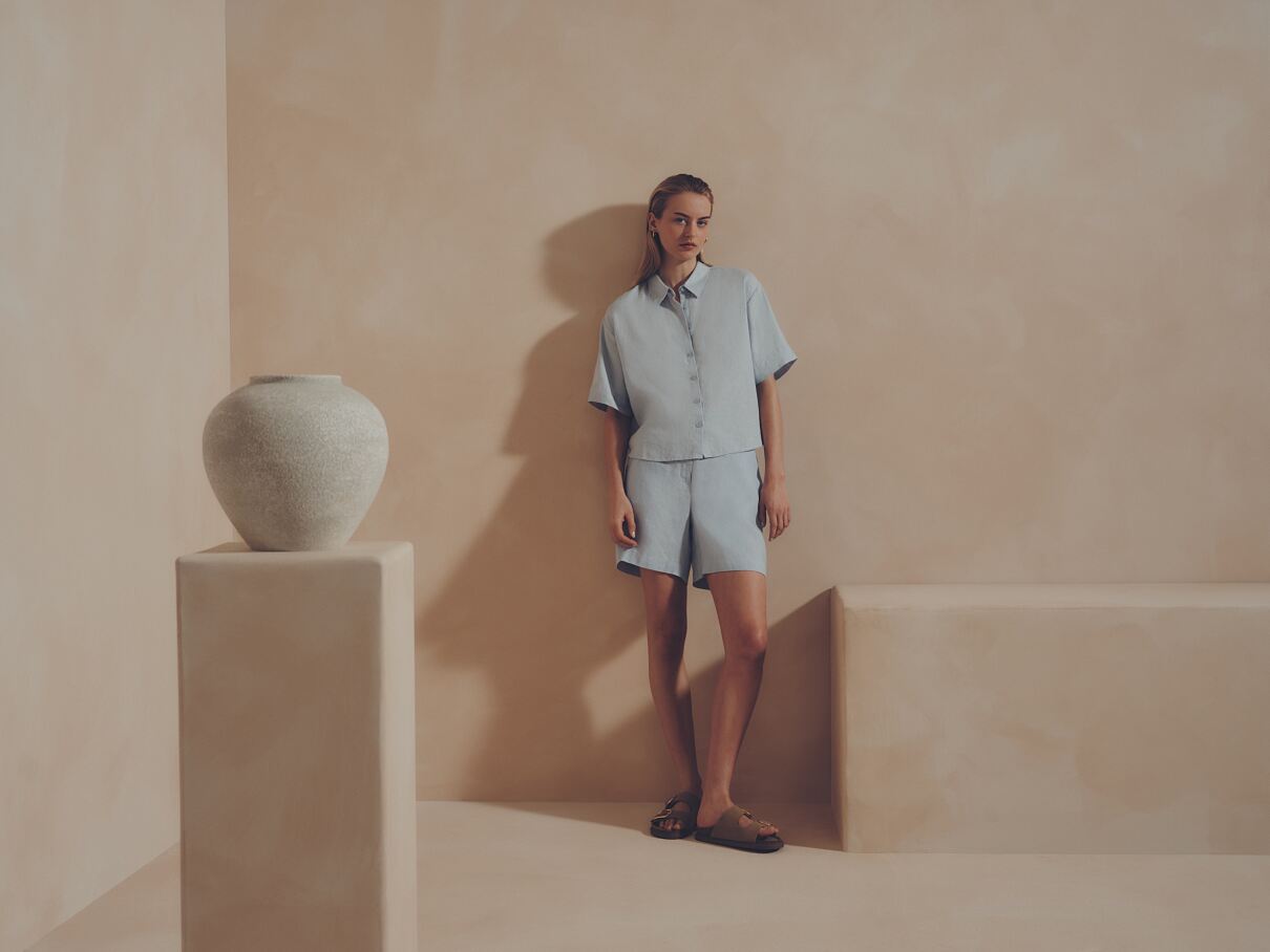 PRIMARK EDIT LINEN RESORT SHIRT, £20, €22, $30, RON110, PLN95, CZK570, EDIT LINEN SHORT, £16, €20, $28, RON100, PLN90, CZK520 (3)