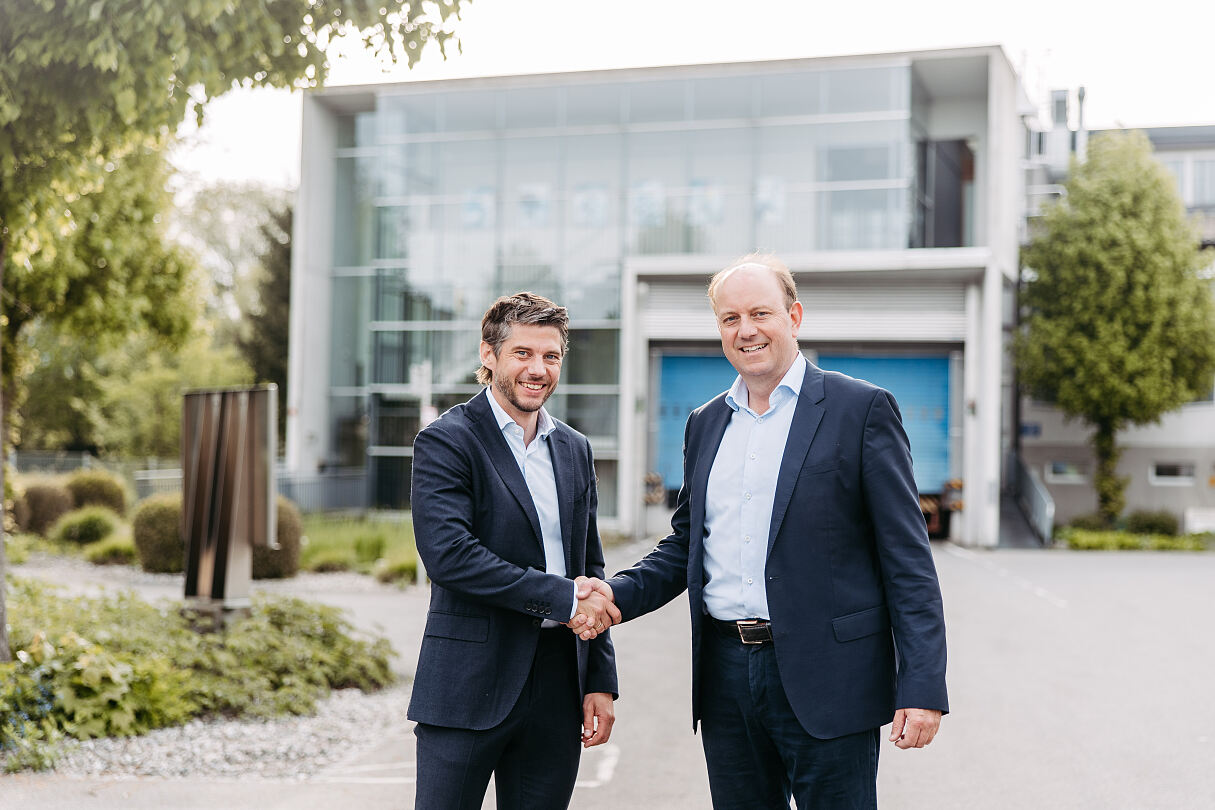 Bild 1: Friedrich Faigle und Christian Hansl