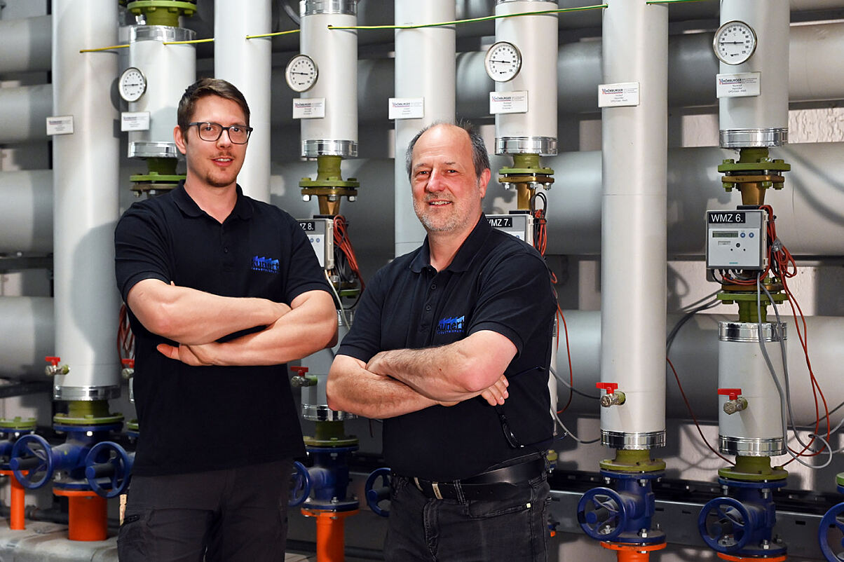 Bild 1: Technikteam Kunert Industriepark 