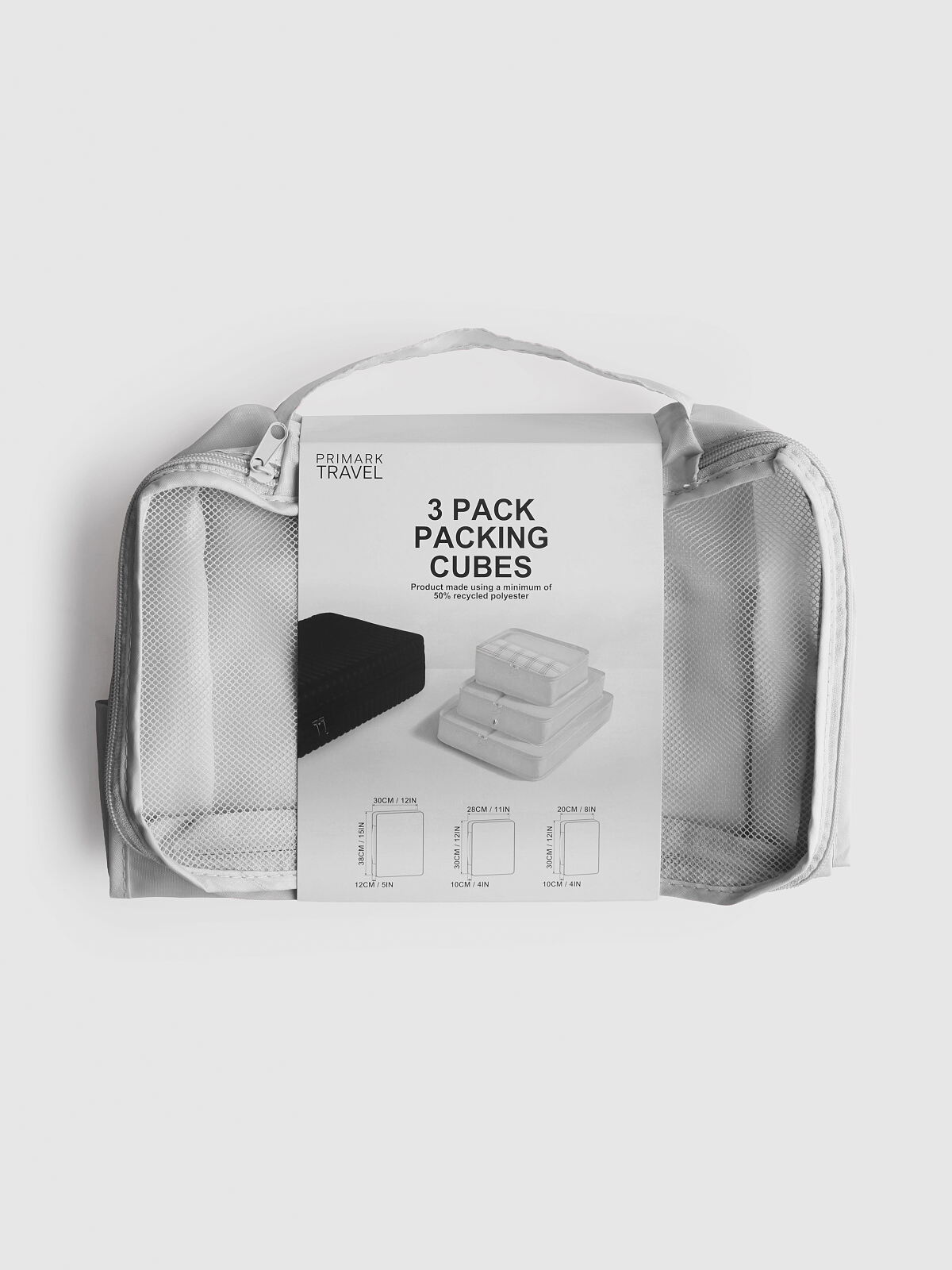PRIMARK 3PK PACKING CUBES, £3.50, €3.50, $5, RON17, PLN15, CZK90 (4)
