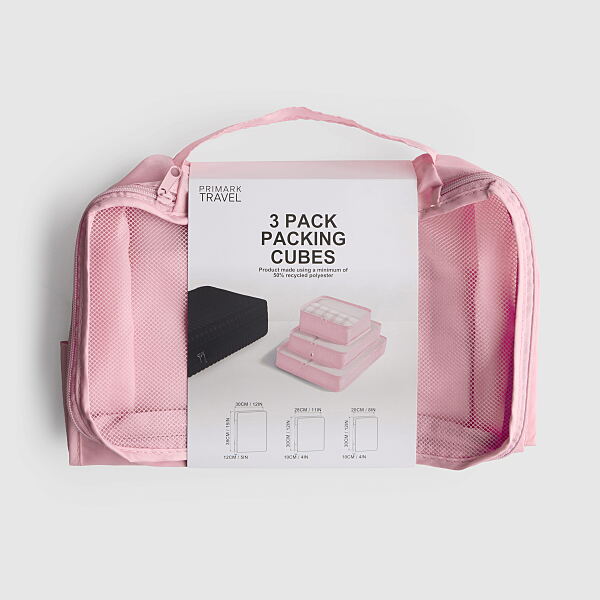 PRIMARK 3PK PACKING CUBES, £3.50, €3.50, $5, RON17, PLN15, CZK90 (2)