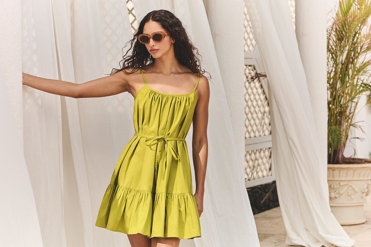 PRIMARK STRAPPY POPLIN MIDI DRESS, £12, €14, $18, RON70, PLN60, CZK365 (2)