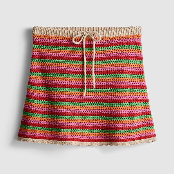 PRIMARK STRIPE CROCHET SKIRT, £10, €12, $16, RON60, PLN50, CZK310 (2)