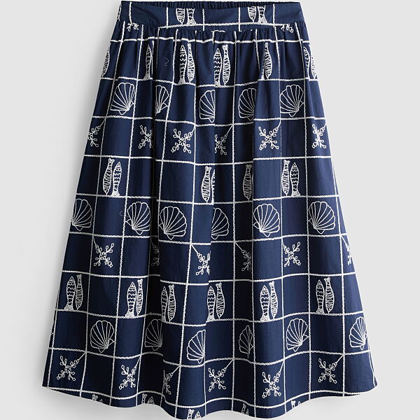 PRIMARK ANCHOR PRINT MAXI SKIRT, £22, €24, $30, RON120, PLN105, CZK625