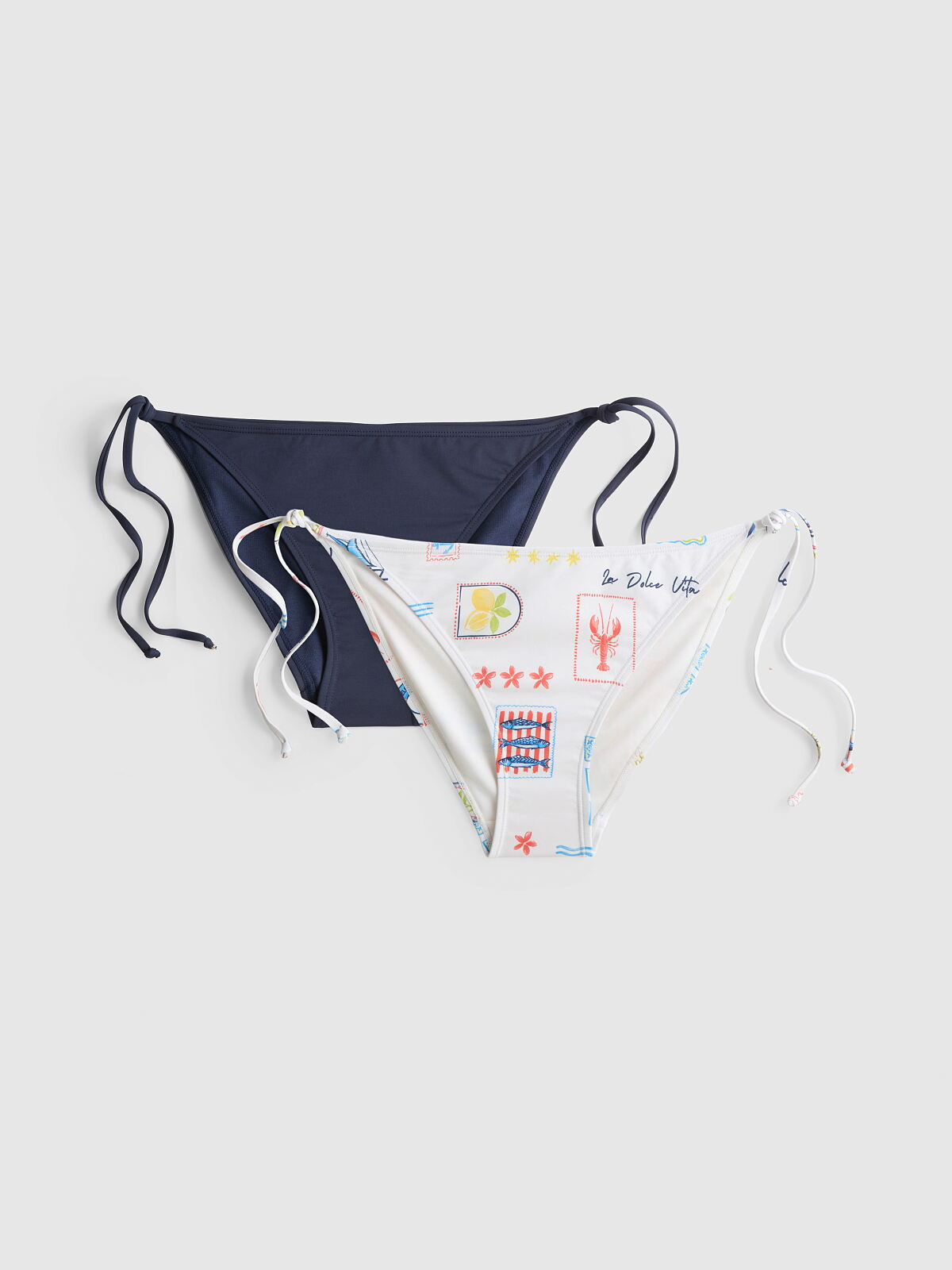PRIMARK 2PK MIX AND MATCH TIE SIDE PANT, £5, €6, $9, RON40, PLN34, CZK210