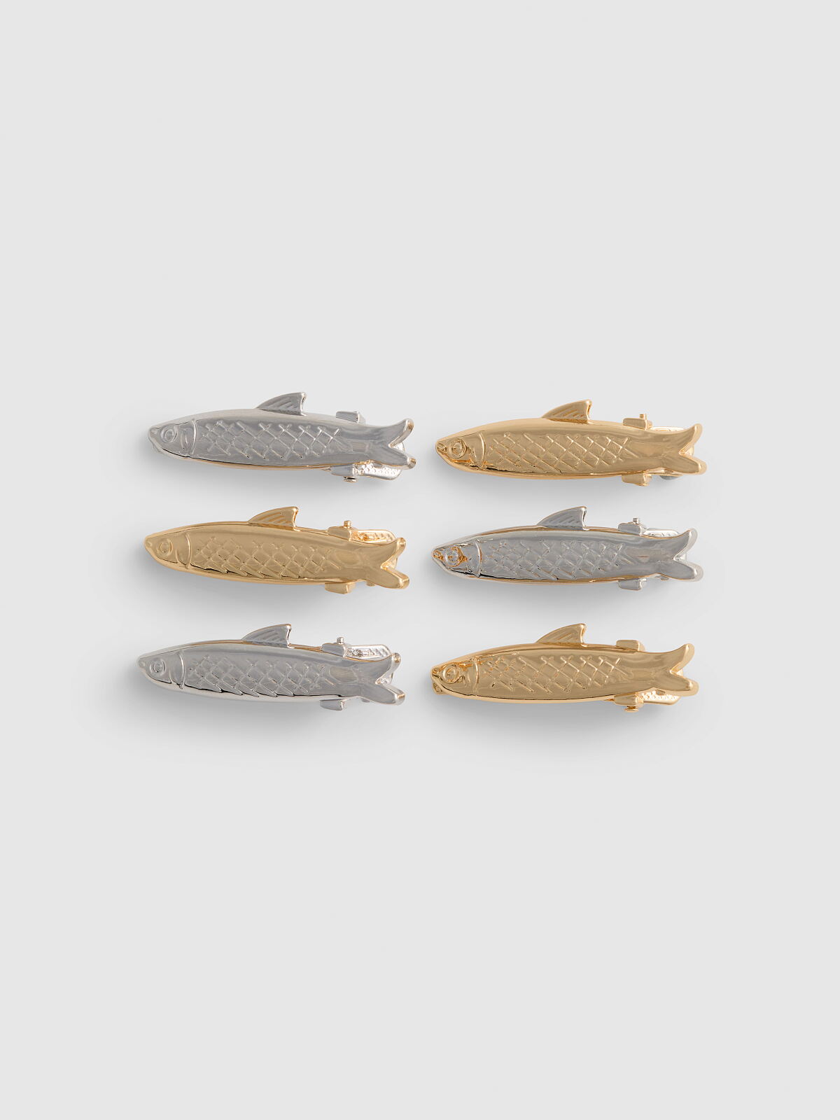 PRIMARK 6PK SARDINE CLIPS, £4, €5, RON22, PLN19, CZK115