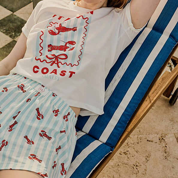 PRIMARK SHORT PJ SET BLUE £10 €12 $16 RON60 PLN50 CZK310