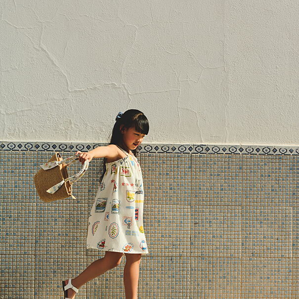 PRIMARK OWNING THE SUMMER PRINT DRESS ECRU £4 €6 $9 RON30 PLN26 CZK155