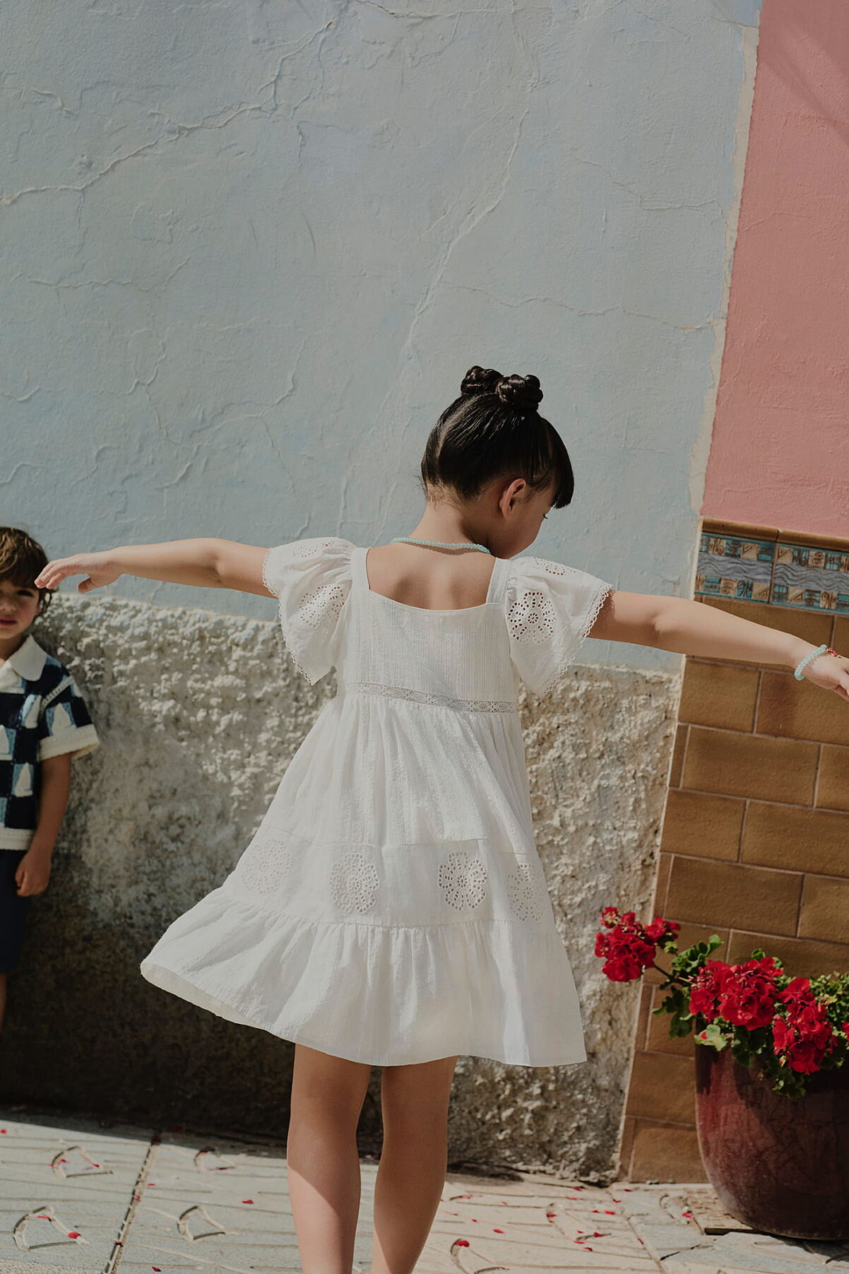 PRIMARK FLOWER LACE DRESS WHITE £8 €11 $15 RON54 PLN47 CZK285 (4)
