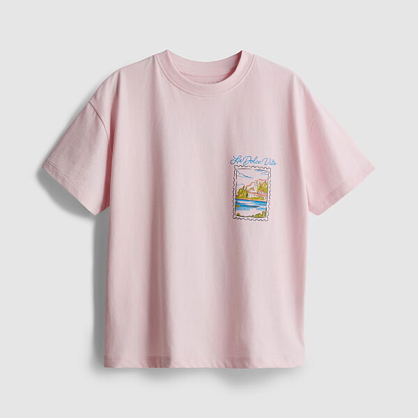 PRIMARK OVERSIZED TEE LIGHT PINK £5 €7 $10 RON34 PLN30 CZK180