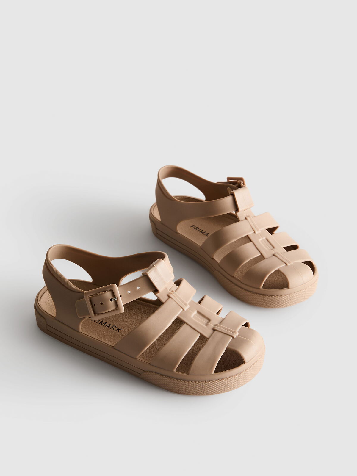 PRIMARK MATTE JELLY SANDAL BEIGE £6 €7 $11 RON34 PLN30 CZK180