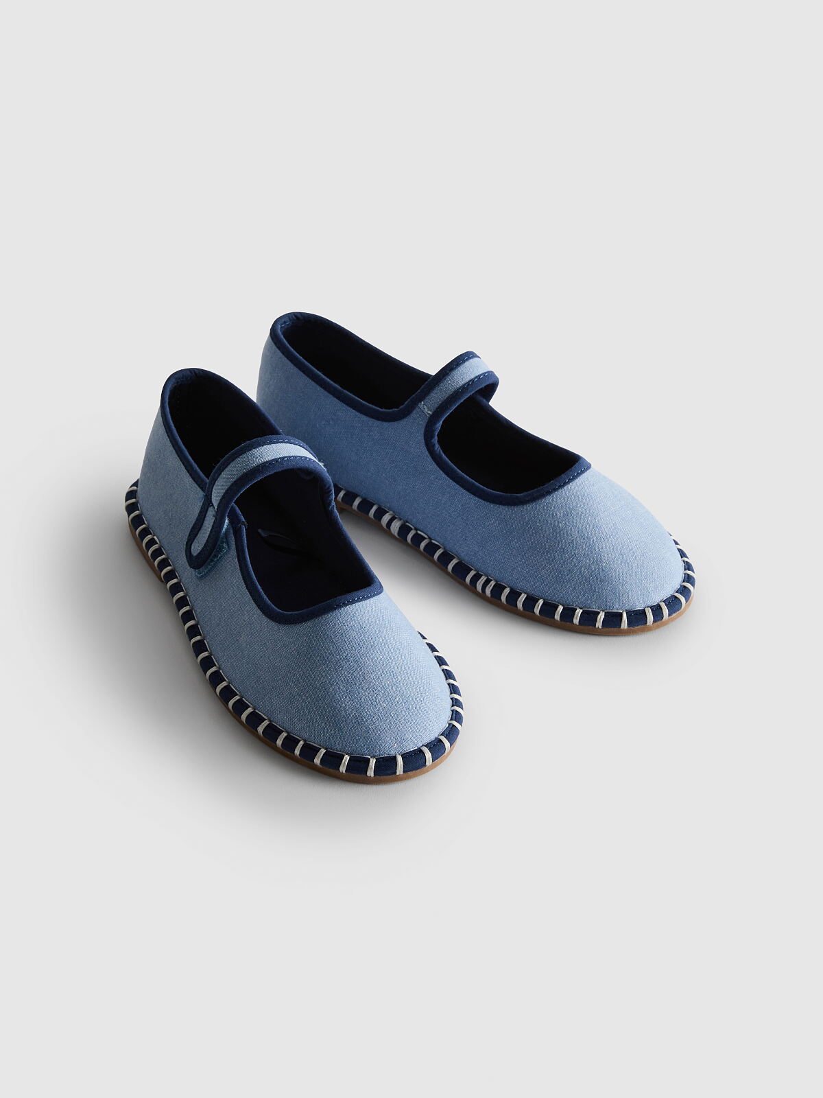 PRIMARK MARY JANE BALLERINA SHOES BLUE £7 €8 $12 RON40 PLN34 CZK210