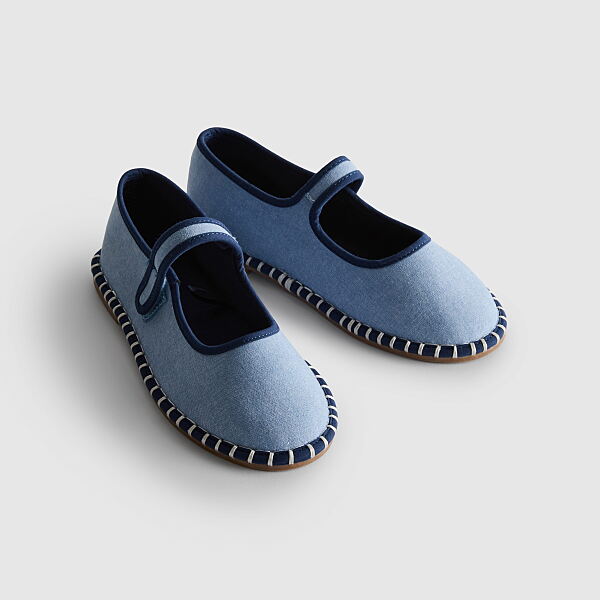 PRIMARK MARY JANE BALLERINA SHOES BLUE £7 €8 $12 RON40 PLN34 CZK210