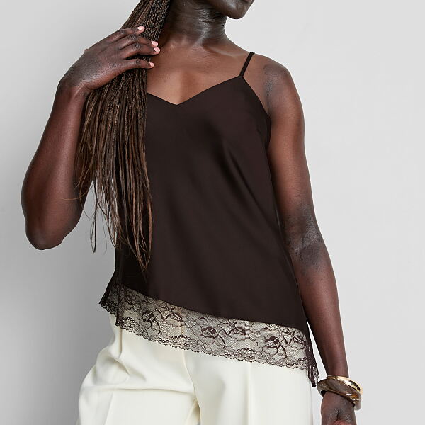 PRIMARK SATIN ASYM CAMI, £12, €14, $18, RON70, PLN60, CZK365