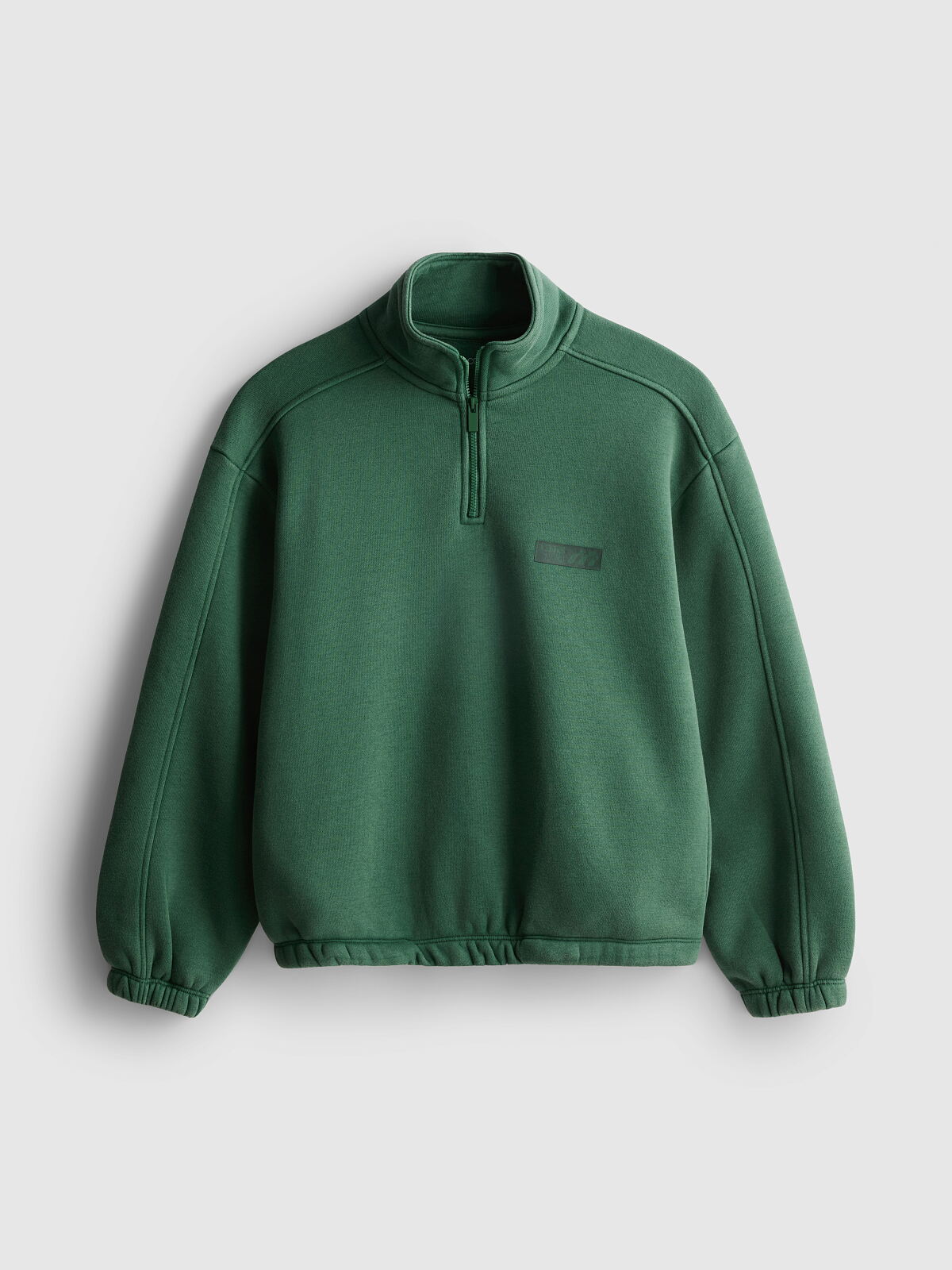PRIMARK PRESENTS BY COLEEN QUARTER ZIP, DARK GREEN, £12, €16, €(NE)18, RON80, PLN70, CZK415