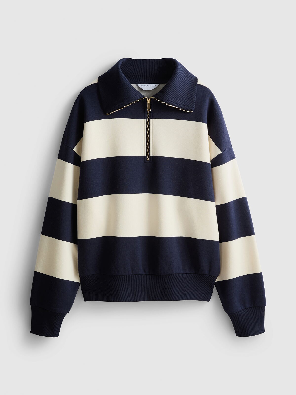 PRIMARK PRESENTS BY COLEEN STRIPE SWEAT, £12, €14, €(NE)16, RON70, PLN80, CZK365