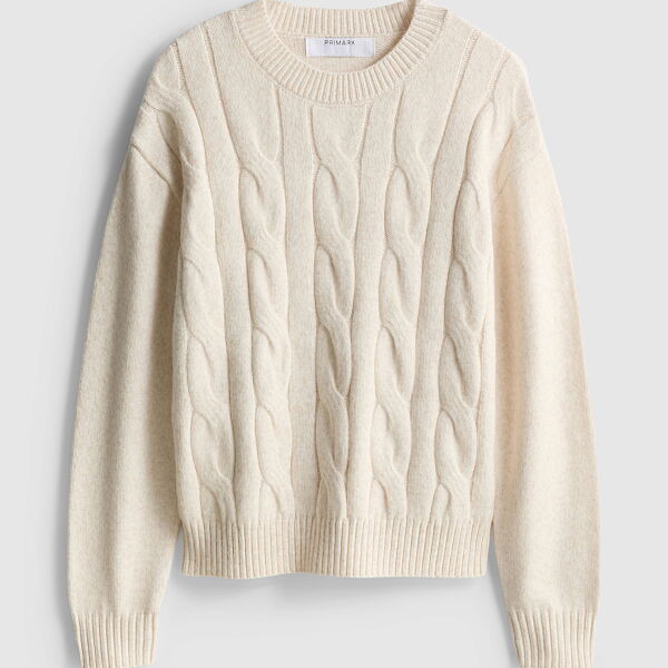 PRIMARK CREW JUMPER IVORY £14 €16 NE€18 �20 RON80 PLN70 CZK415 (2)
