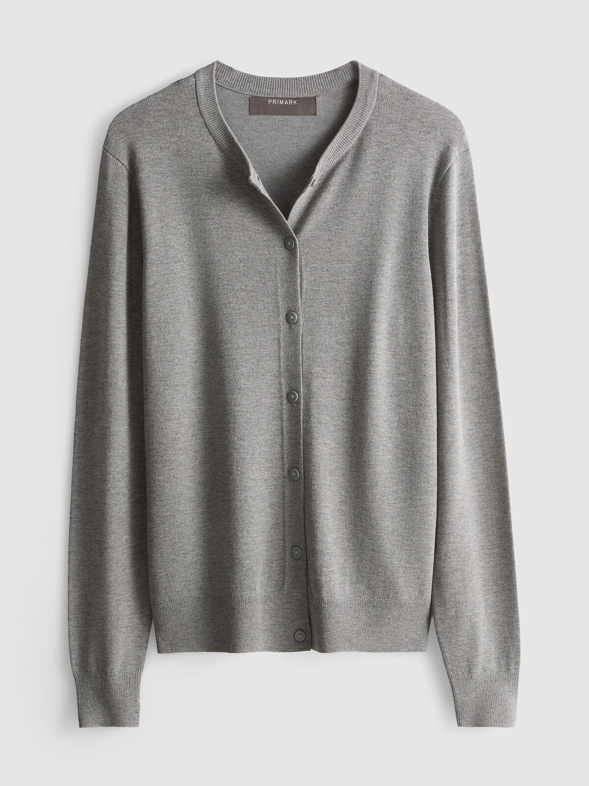PRIMARK CARDIGAN GREY £8 €10 NE€10 �12 RON44 PLN39 CZK235