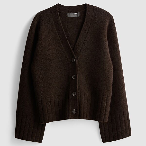PRIMARK CARDIGAN CHOCOLATE £16 €18 NE€20 �25 RON90 PLN80 CZK470