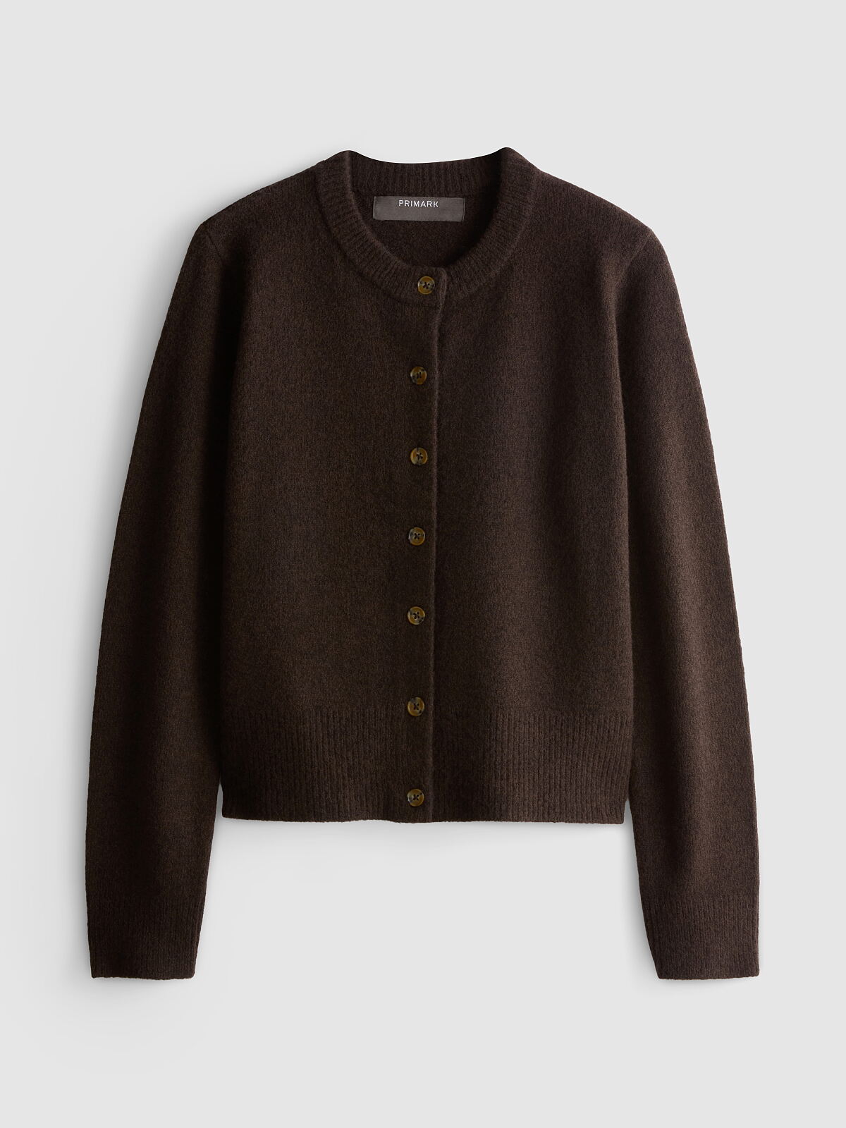 PRIMARK CARDIGAN CHOCOLATE £12 €14 NE€16 �18 RON70 PLN60 CZK365