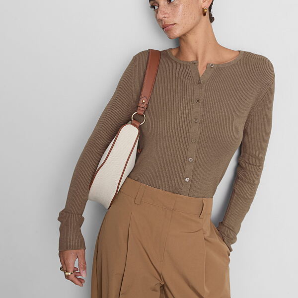 PRIMARK CARDIGAN BROWN £8 €10 NE€10 �12 RON44 PLN39 CZK235