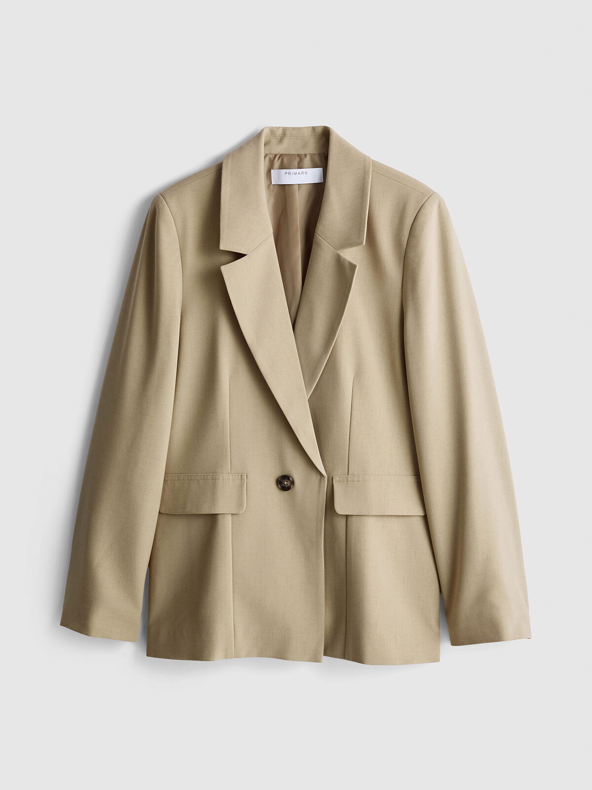 PRIMARK BLAZER STONE £18 €19 NE€20 �25 RON90 PLN80 CZK470