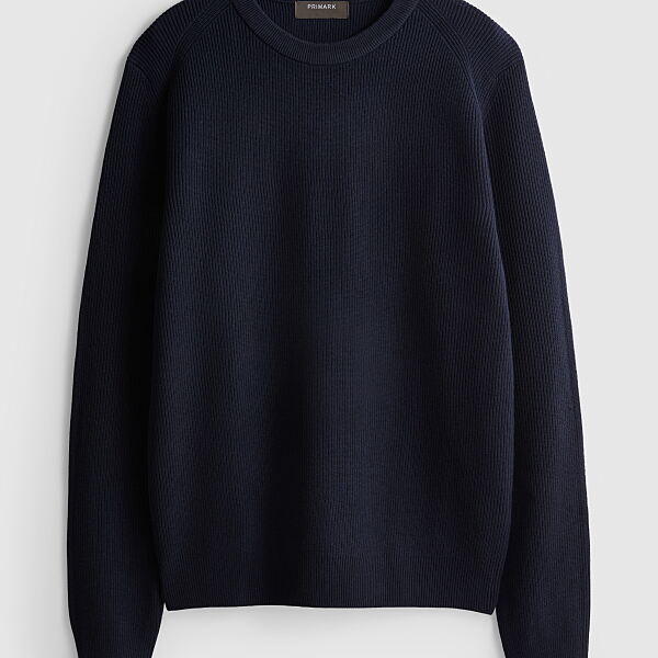PRIMARK COTTON BLEND RIBBED JUMPER, £10, €14, NE €16, �18, RON70, PLN60, CZK365, HUF5200