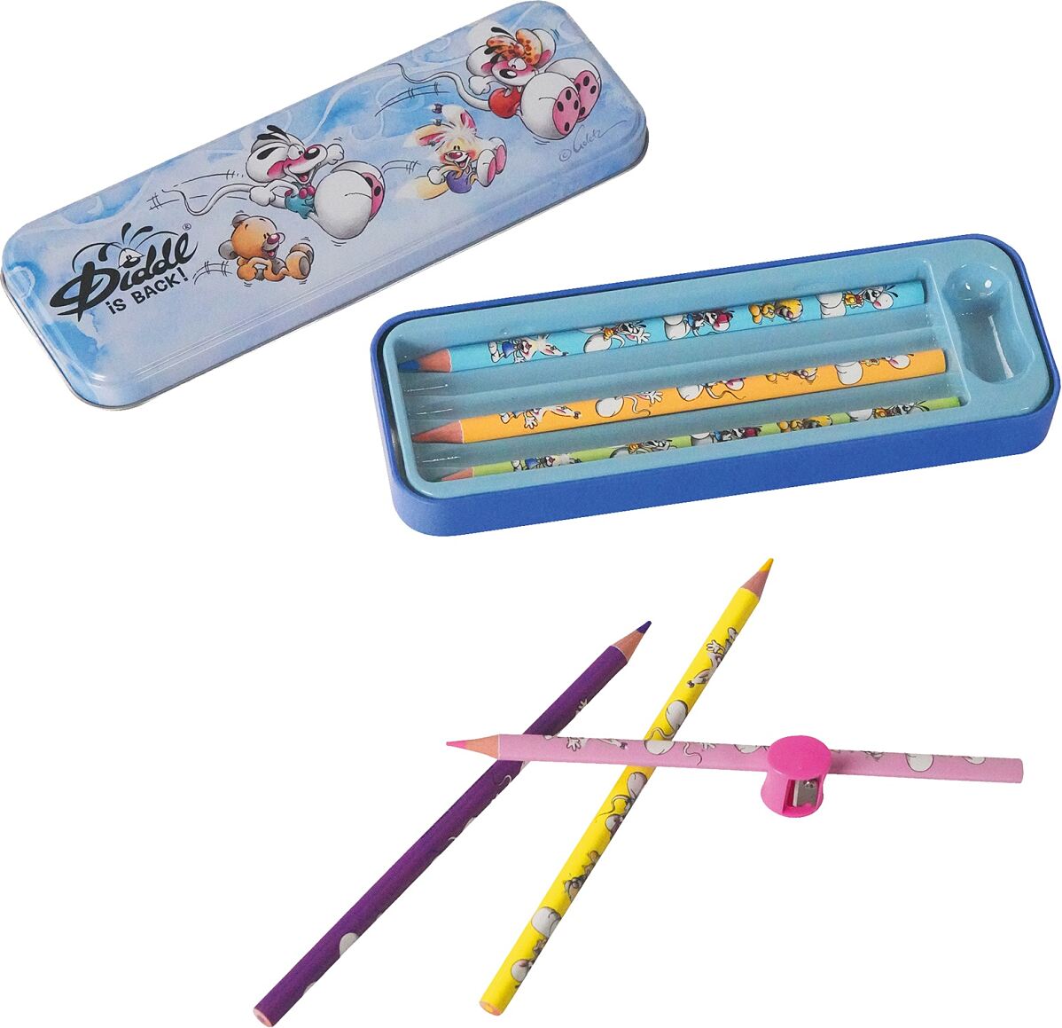 Diddl Buntstifte Metalletui_€8,99