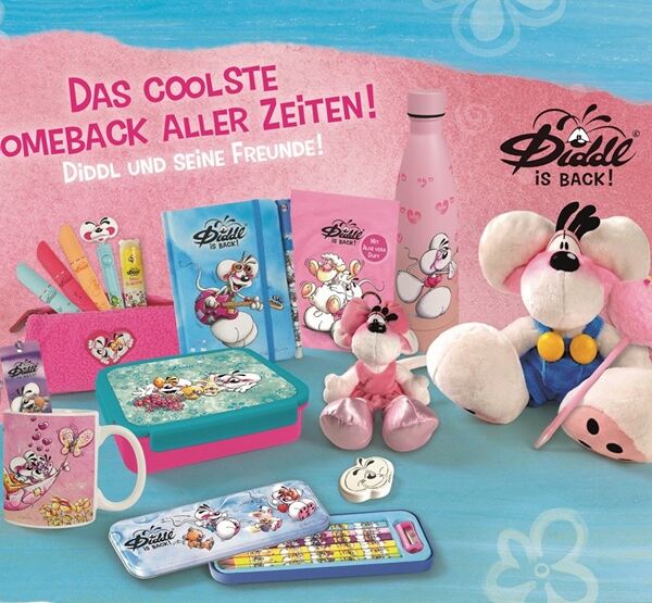 Diddl feiert ihr Comeback bei LIBRO und PAGRO