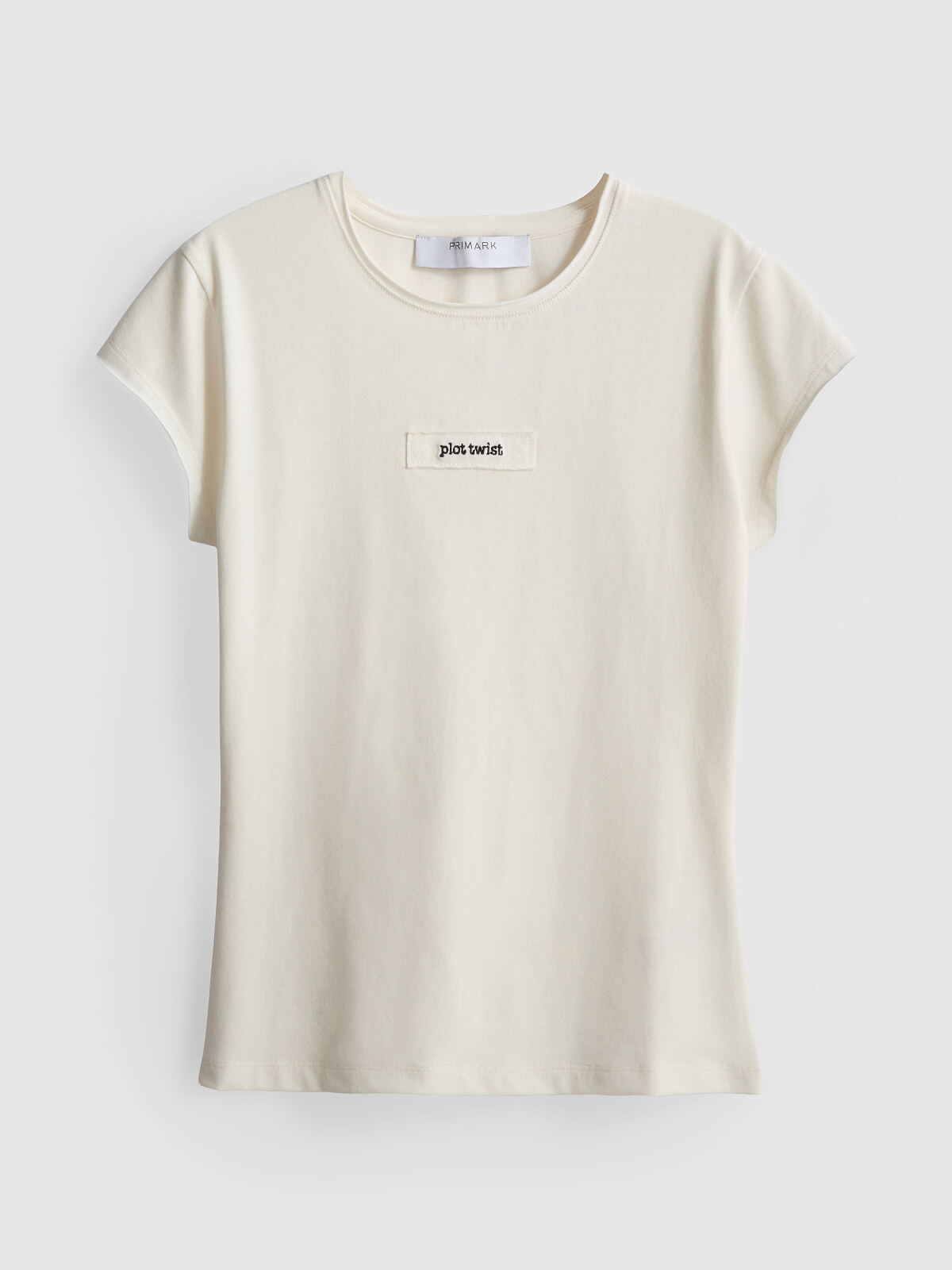 PRIMARK PRESENTS PAU ECHE PE SLOGAN SNUG TEE, £5, €6,NE ONLY €7, $10, RON30, PLN26, CZK155, HUF2200
