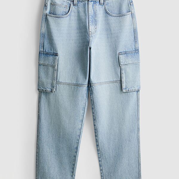 PRIMARK LOOSE CARGO LIGHT BLUE £18 €22 NE€24 $30 RON110 HUF8000 PLN95 CZK570