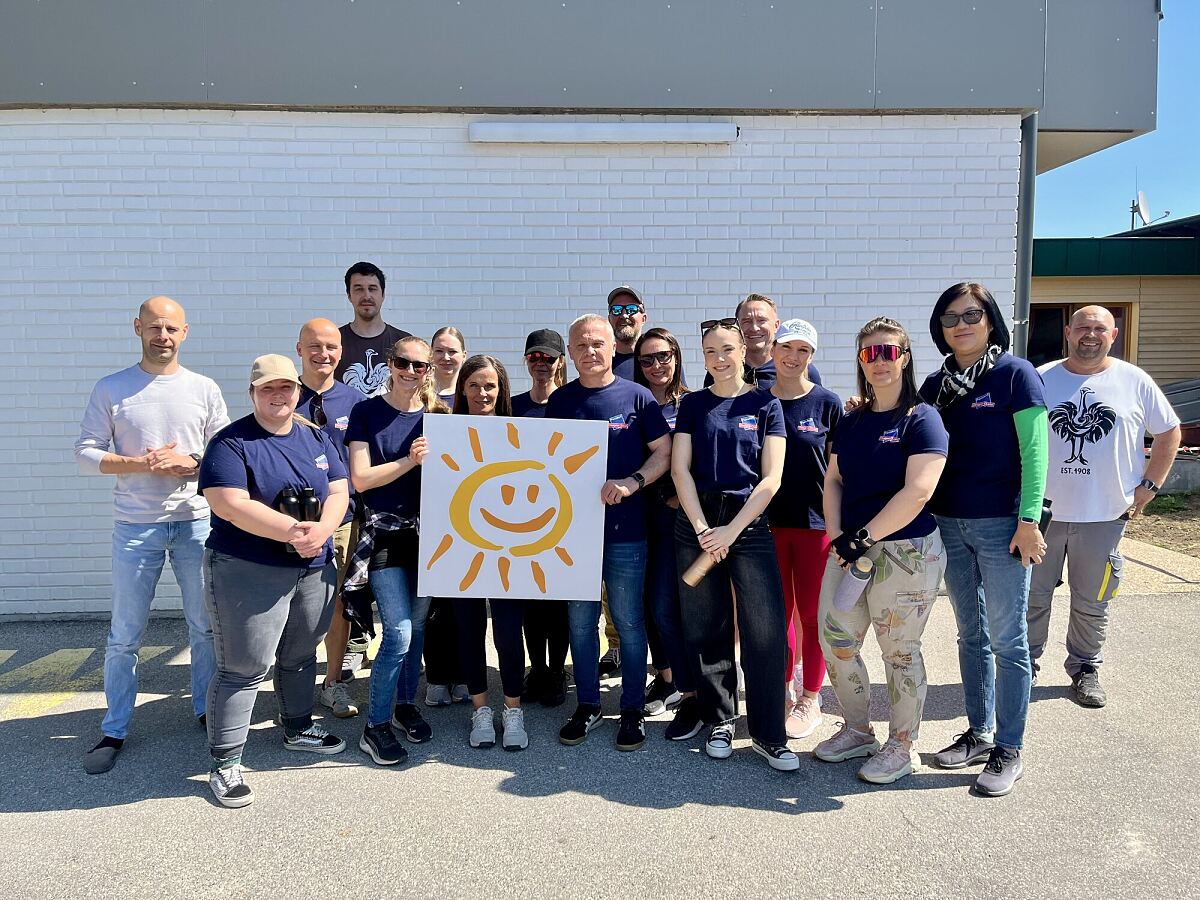Mehrtägige Volunteering-Aktion: Mitarbeitende des Designer Outlet Parndorf im Einsatz für den guten Zweck 
