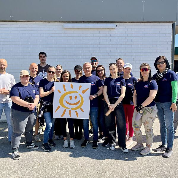Mehrtägige Volunteering-Aktion: Mitarbeitende des Designer Outlet Parndorf im Einsatz für den guten Zweck 