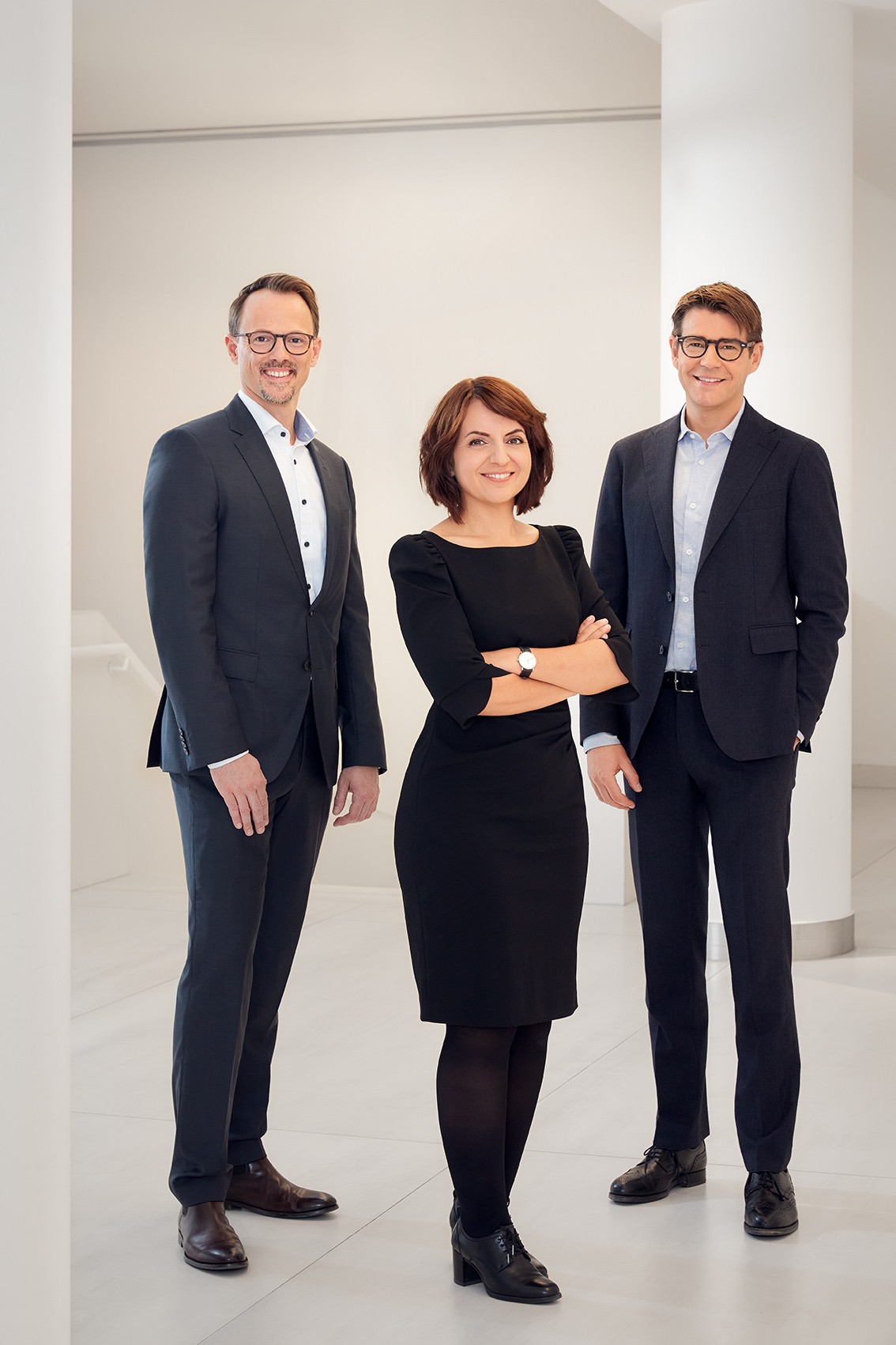 v.l.: Georg Jurceka, Anna Nowshad und Julian Mauhart