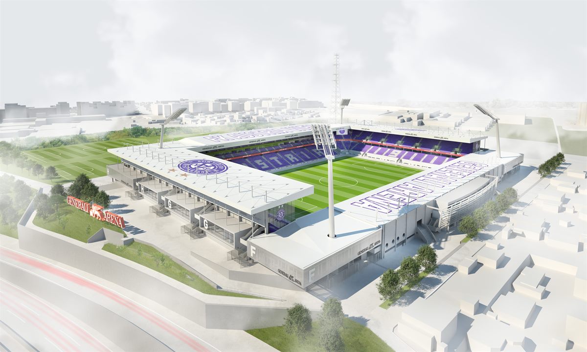 Generali-Arena Außenansicht
