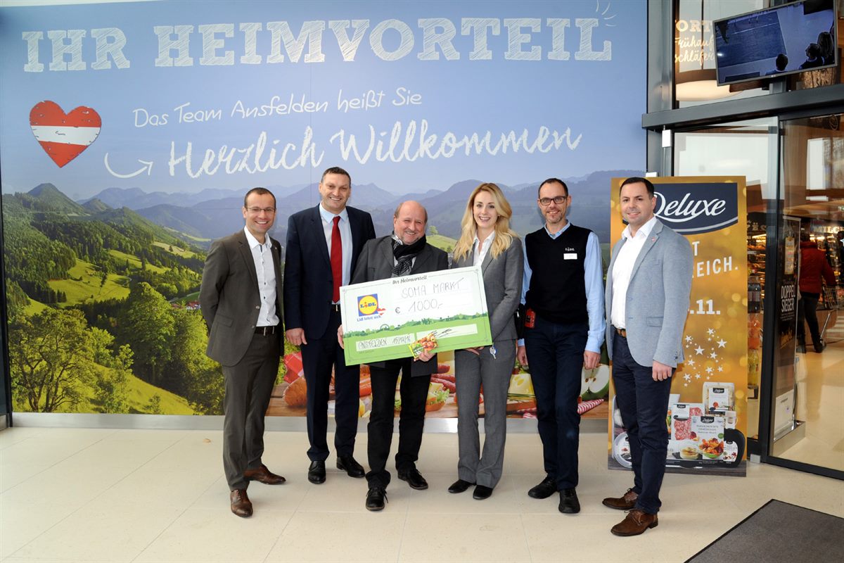 Lidl Oesterreich_Scheckuebergabe_Ansfelden