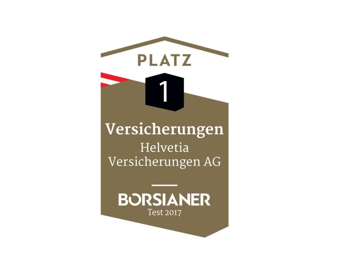 Helvetia ist die beste Versicherung Österreichs 2017