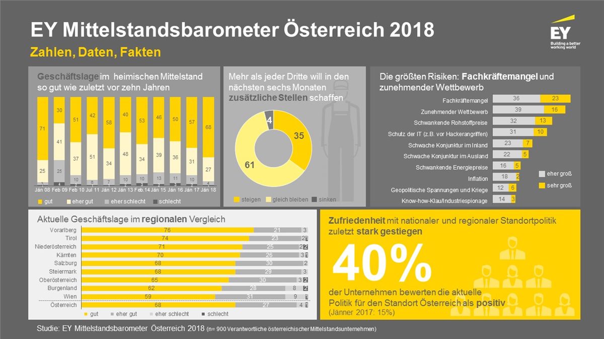 EY Mittelstandsbarometer 2018: Infografik