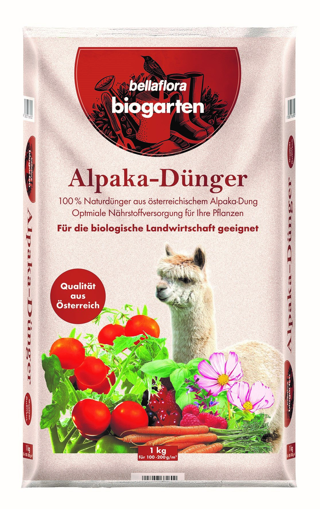 Alpaka-Dünger von bellaflora biogarten