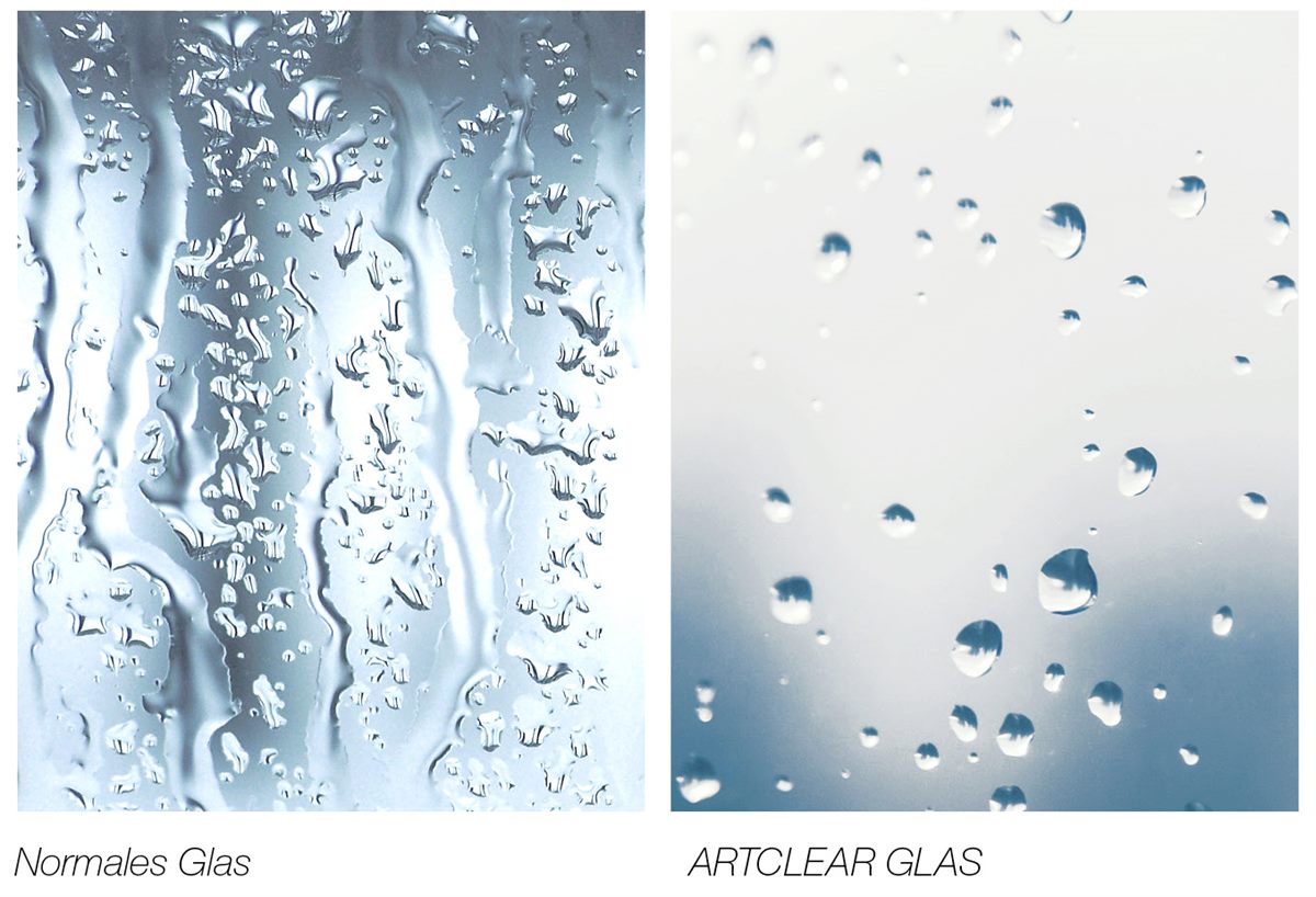 Artweger_ARTCLEAR GLAS Unterschied