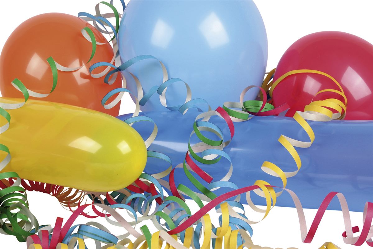 LIBRO_Partyset 25 Ballons & 2 Luftschlangen_€ 6,49