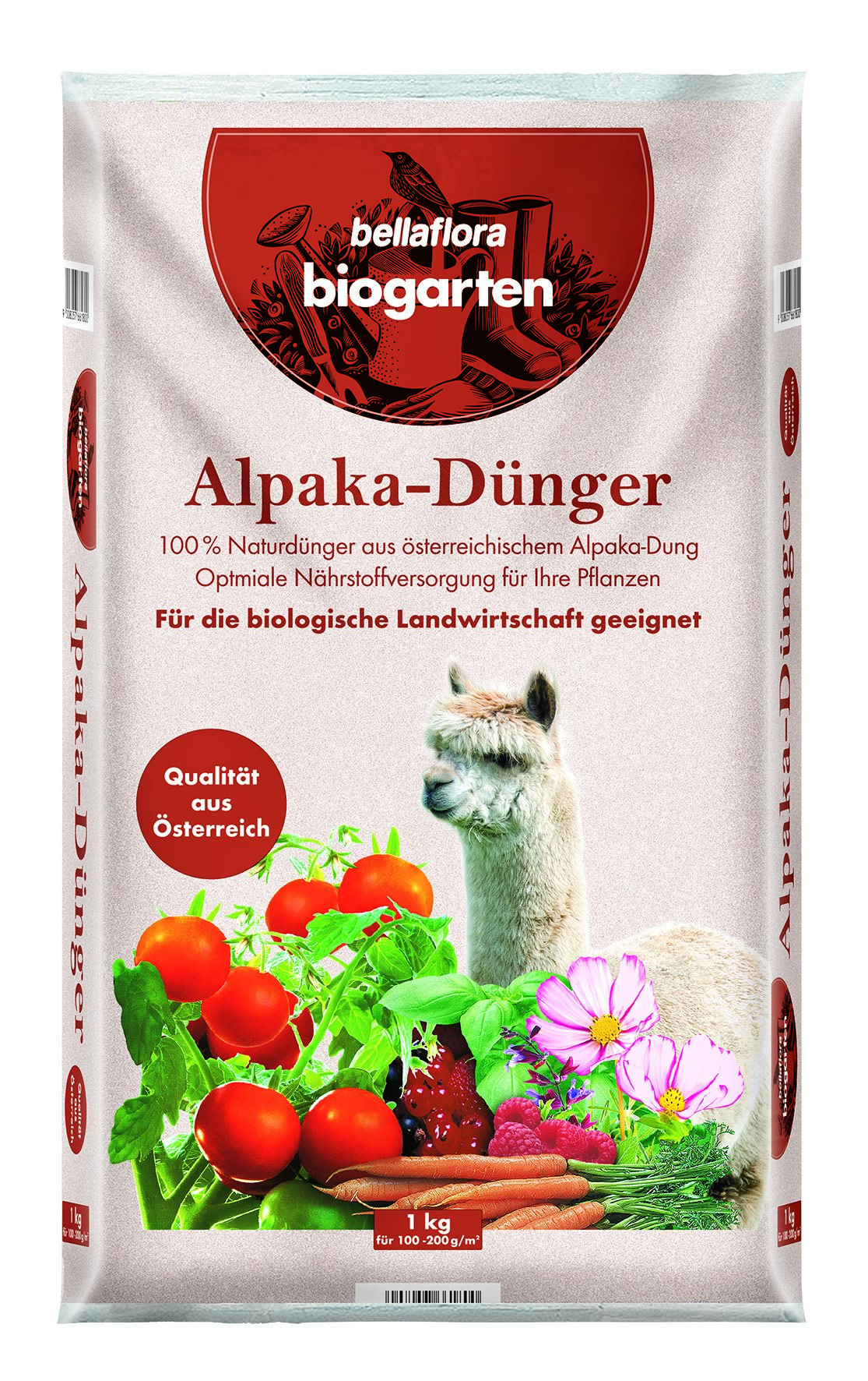 bellaflora biogarten Alpaka-Dünger