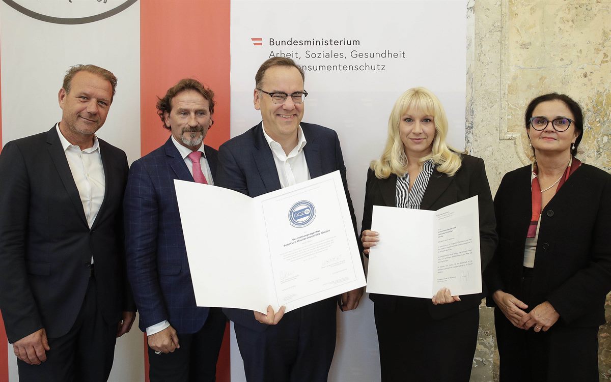 secu_PA_Verleihung ÖQZ-24 Zertifikat_Presse
