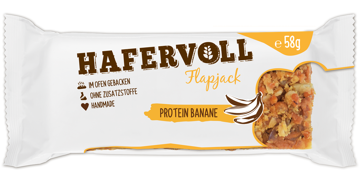 HAFERVOLL_Flapjack_ Protein_Banane